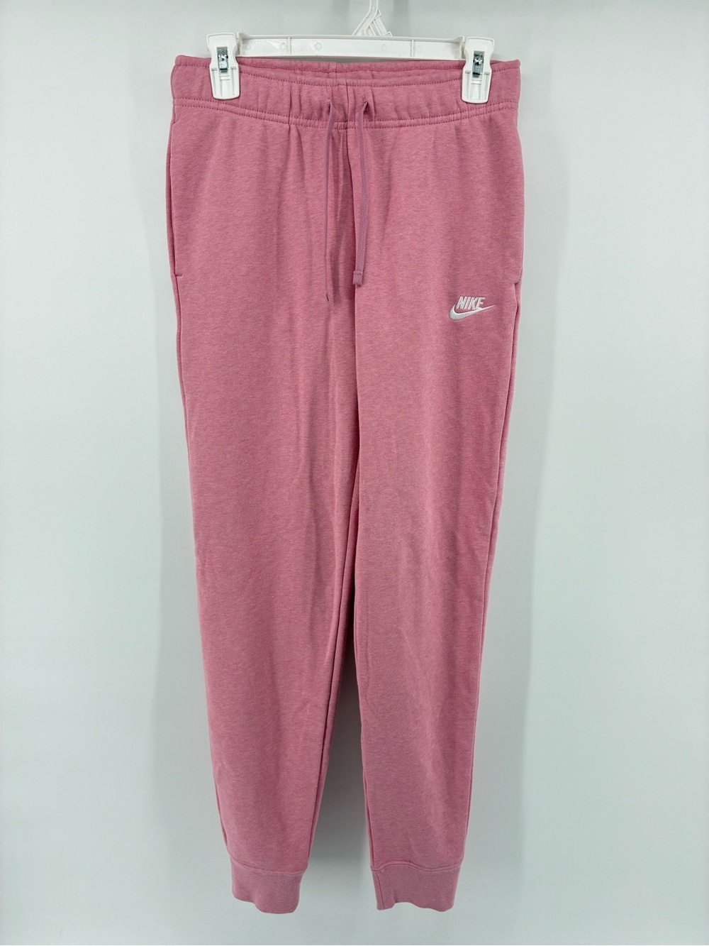 Nike Pink Women's Fleece Joggers with Drawstring